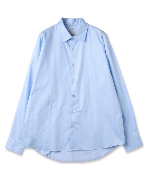 Jieda（ジエダ）の「SIDOGRAS CUTTING SHIRT（シャツ/ブラウス・メンズ・サックスブルー/サックスブルー系・1/2）」の14枚目の写真