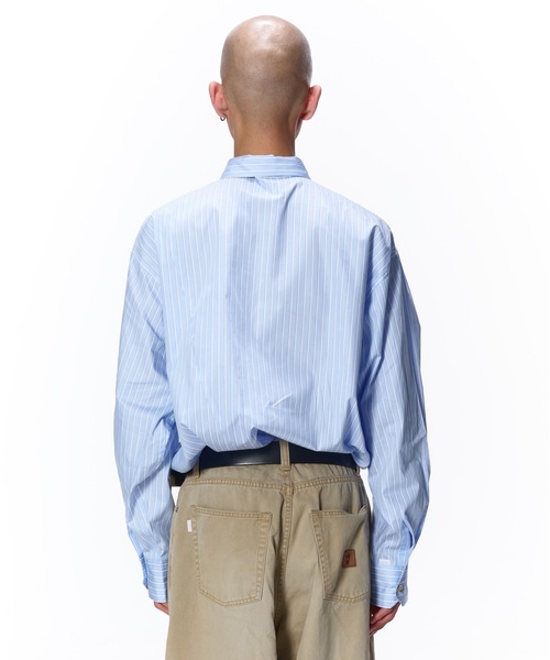 Jieda（ジエダ）の「SIDOGRAS CUTTING SHIRT（シャツ/ブラウス・メンズ・サックスブルー/サックスブルー系・1/2）」の6枚目の写真