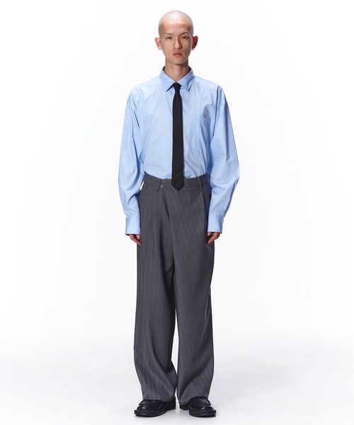 Jieda（ジエダ）の「SIDOGRAS CUTTING SHIRT（シャツ/ブラウス・メンズ・サックスブルー/サックスブルー系・1/2）」の8枚目の写真