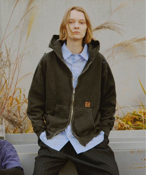 Jieda（ジエダ）の「SIDOGRAS CUTTING SHIRT（シャツ/ブラウス・メンズ・サックスブルー/サックスブルー系・1/2）」の11枚目の写真