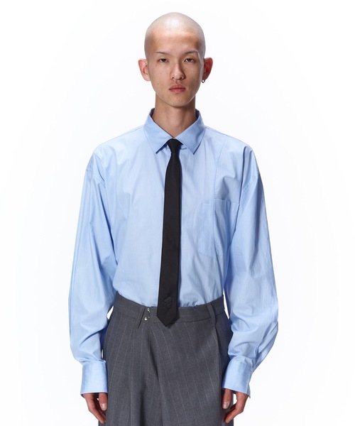 Jieda（ジエダ）の「SIDOGRAS CUTTING SHIRT（シャツ/ブラウス・メンズ・サックスブルー/サックスブルー系・1/2）」の9枚目の写真