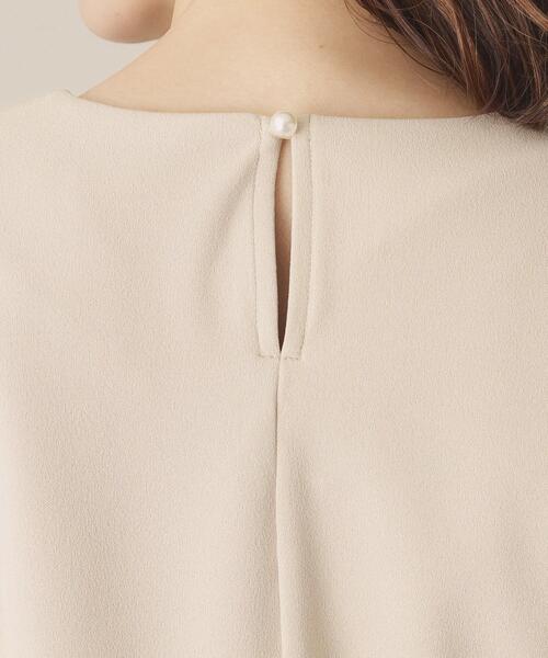 ITS'DEMO（イッツデモ）の「◆【通勤／手洗い可】カットジョーゼットワンピース（ワンピース・レディース・ベージュ/ナチュラル/ブラック・00）」の20枚目の写真