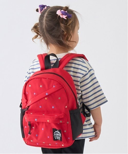 minimal(ミニマル)の「【撥水】デイパック(バックパック/リュック・キッズ・ブラック/ピンク/レッド/ホワイト・M/S)」の4枚目の写真