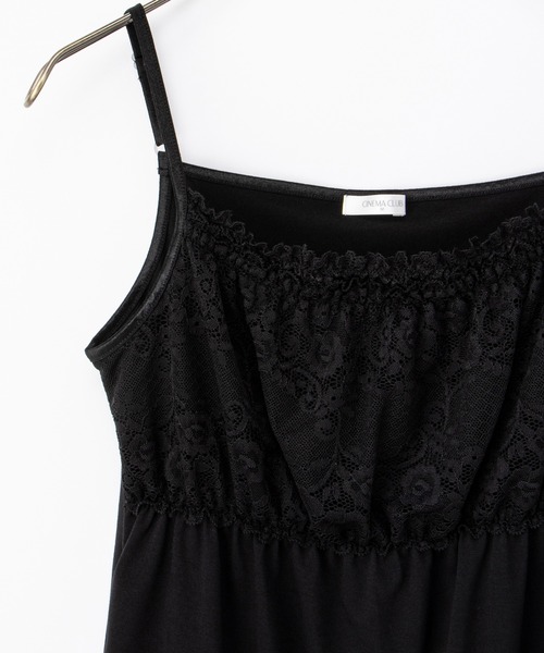 Honeys（ハニーズ）の「【ＵＶカット・吸水速乾】シャーリングキャミソール（キャミソール・レディース・サックスブルー/ブラック/オフホワイト/ブルー/ベージュ/ライム/ピンク/ボルドー/モカ・L/LL/M/S）」の16枚目の写真