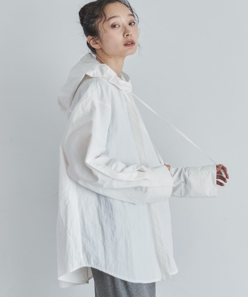 feepur（フェピュール）の「タフタフーディーシャツ（シャツ/ブラウス・レディース・ブラック/オフホワイト・MEDIUM）」の17枚目の写真