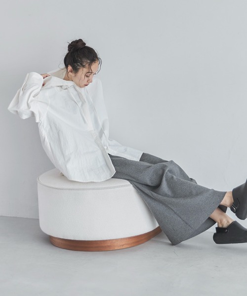 feepur（フェピュール）の「タフタフーディーシャツ（シャツ/ブラウス・レディース・ブラック/オフホワイト・MEDIUM）」の21枚目の写真