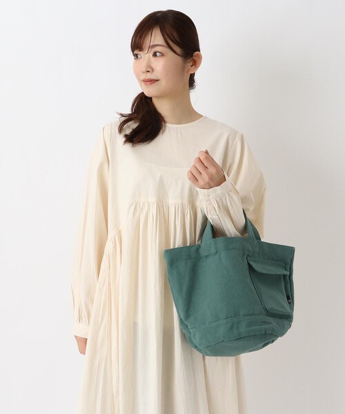 one'sterrace（ワンズテラス）の「ROOTOTE ルートート デリリサイクル コットンC（トートバッグ・レディース・グリーン系その他6・99）」の10枚目の写真