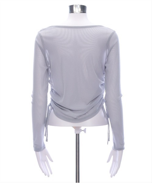 clear（クリア）の「サイドドロストロゴシアートップス［大人カジュアル］≪SS新作≫（Tシャツ/カットソー・レディース・グレー/ピンク/グリーン・F）」の12枚目の写真