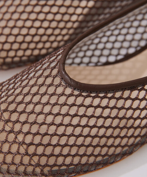 THE PAUSE（ザ ポーズ）の「【THE PAUSE】メッシュフラットシューズ（パンプス・レディース・ブラック/ブラウン・36/38/37）」の6枚目の写真