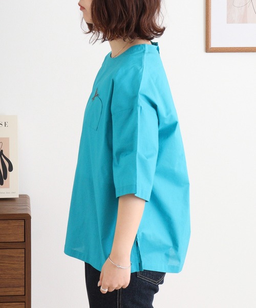 EMAGO いたずらネコ刺繍ブラウス（シャツ/ブラウス）｜Emago