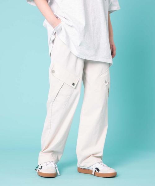 WOND（ウォンド）の「WOND/ビッグポケットカーゴパンツ（カーゴパンツ・レディース・ピンク/ブラック/オフホワイト・FREE）」の17枚目の写真