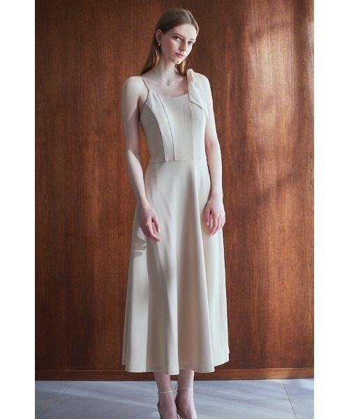 Estella.K（エステラケー）の「Annie Dress カットソーミディドレス＆スパンコールレーススカートSet（ワンピース・レディース・ブラック/ベージュ系・FREE）」の21枚目の写真