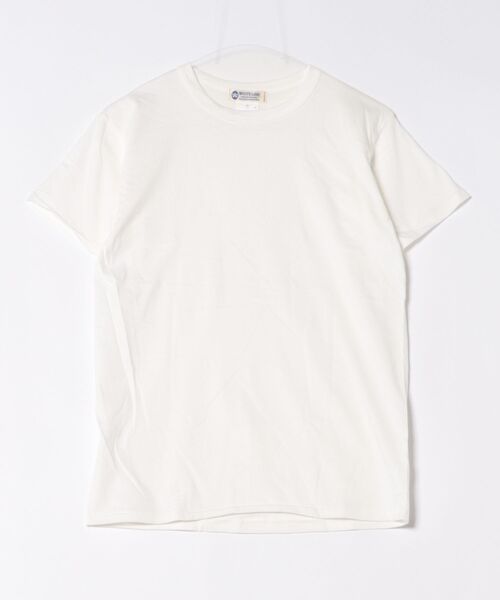 ARCHIVER（アーカイバ）の「【WHITE LINE（ホワイトライン）】丸胴S撚りTシャツ（Tシャツ/カットソー・メンズ・ホワイト/グレー・44）」の9枚目の写真