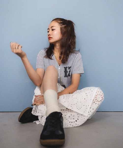 TEEN BOOP（ティーンブープ）の「ベースボールSH（シャツ/ブラウス・レディース・ブラック/レッド・FREE）」の7枚目の写真