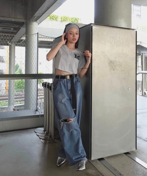 TEEN BOOP（ティーンブープ）の「ベースボールSH（シャツ/ブラウス・レディース・ブラック/レッド・FREE）」の8枚目の写真