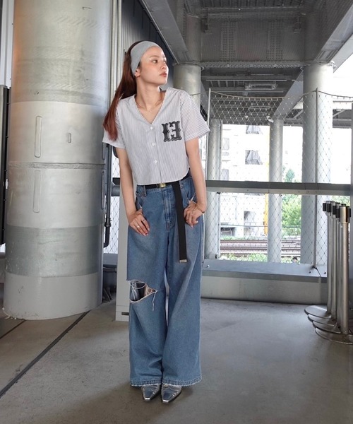 TEEN BOOP（ティーンブープ）の「ベースボールSH（シャツ/ブラウス・レディース・ブラック/レッド・FREE）」の9枚目の写真