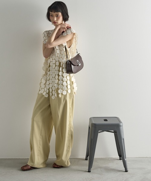 セール】ニュアンスバックルパテントフェイクレザーショルダー セール】ニュアンスバックルパテントフェイクレザーショルダー