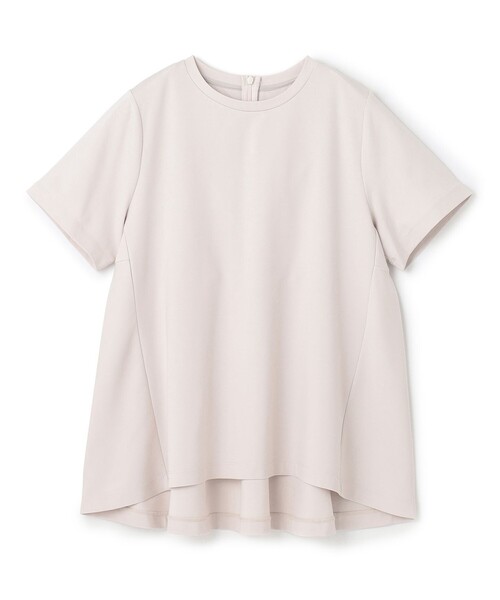 UNFILO(アンフィーロ)の「BEAUTY FORM-T バックフレアTシャツ(Tシャツ/カットソー・レディース・ホワイト系/グレー系/ネイビー系/ベージュ系/黄緑系/ブルー系/ブラック系・SMALL/MEDIUM/LARGE)」の4枚目の写真