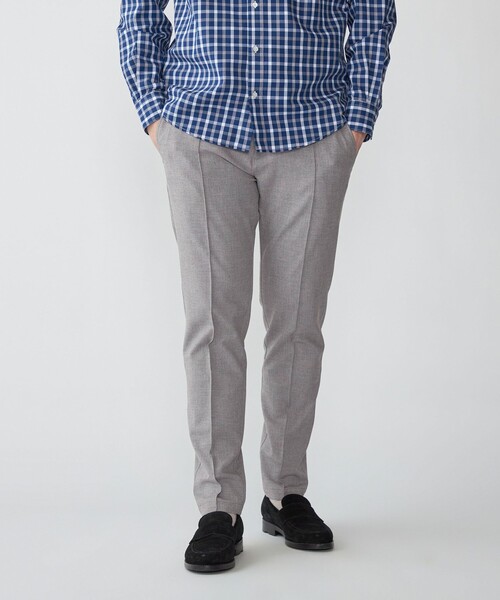 SHIPS(シップス)の「SHIPS: スリム ピンタック スラックス(その他パンツ・メンズ・ダークブルー/グレー/ブラック・MEDIUM/SMALL/LARGE/X-LARGE)」の2枚目の写真