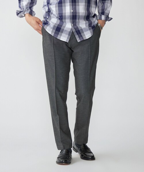 SHIPS(シップス)の「SHIPS: スリム ピンタック スラックス(その他パンツ・メンズ・ダークブルー/グレー/ブラック・MEDIUM/SMALL/LARGE/X-LARGE)」の1枚目の写真
