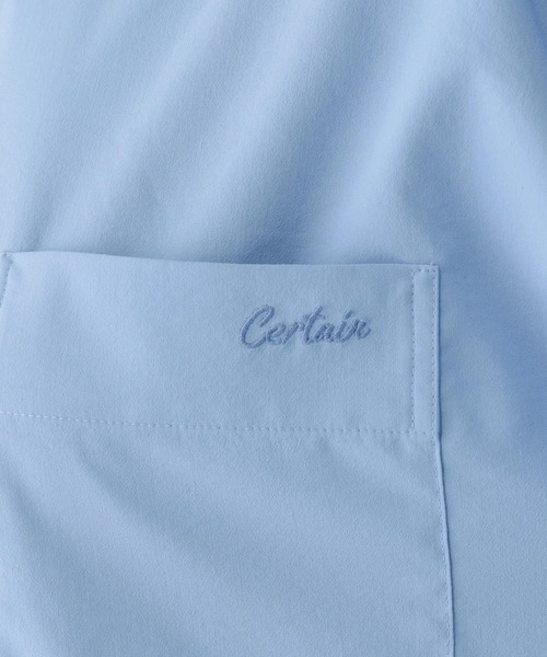 GLOBAL WORK（グローバルワーク）の「イージーケア刺繍シャツ/321333（シャツ/ブラウス・レディース・ライトブルー/ホワイト・REGULER/LONG）」の10枚目の写真