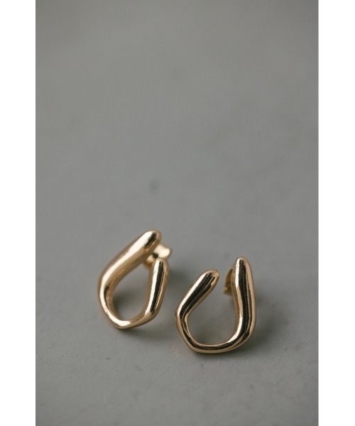 STYLEMIXER(スタイルミキサー)の「アートモチーフピアス(ピアス(両耳用)・レディース・シルバー/ゴールド・FREE)」の2枚目の写真