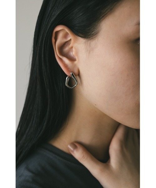 STYLEMIXER(スタイルミキサー)の「アートモチーフピアス(ピアス(両耳用)・レディース・シルバー/ゴールド・FREE)」の3枚目の写真