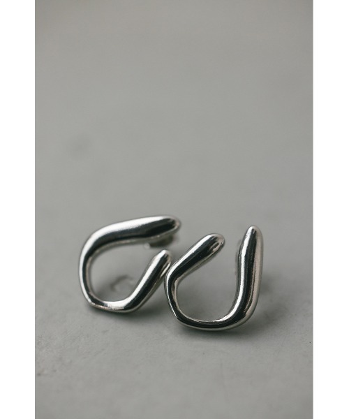 STYLEMIXER(スタイルミキサー)の「アートモチーフピアス(ピアス(両耳用)・レディース・シルバー/ゴールド・FREE)」の4枚目の写真