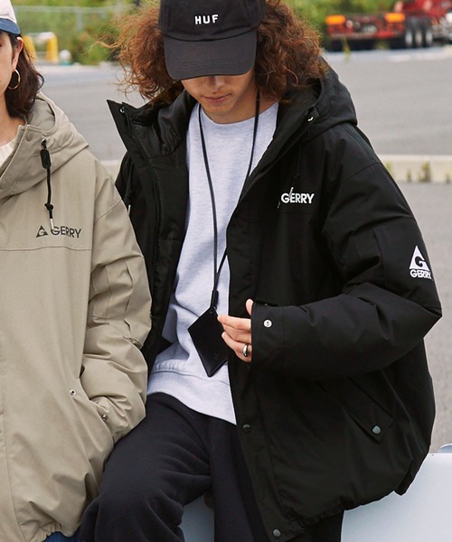 ジャケット・アウター Jerry GERRY ブルゾン アウター 「ag」「GERRY/ジェリー」ナイロン切替 総裏