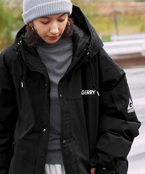 セール】GERRY / ジェリー 別注 <撥水・防風> ラバー/刺繍ロゴ