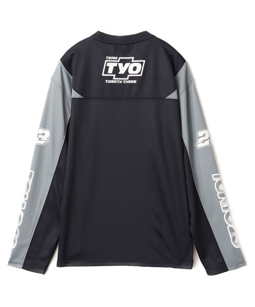 TOKYO 23(トウキョウニジュウサン)の「TOKYO 23 GAME L/S T-shirt / トウキョウ23 ゲーム エルエス Tシャツ(その他トップス・メンズ・グリーン/ブラック・M/L/XL/XXL)」の5枚目の写真