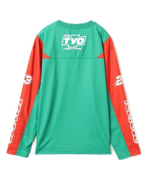 TOKYO 23(トウキョウニジュウサン)の「TOKYO 23 GAME L/S T-shirt / トウキョウ23 ゲーム エルエス Tシャツ(その他トップス・メンズ・グリーン/ブラック・M/L/XL/XXL)」の10枚目の写真