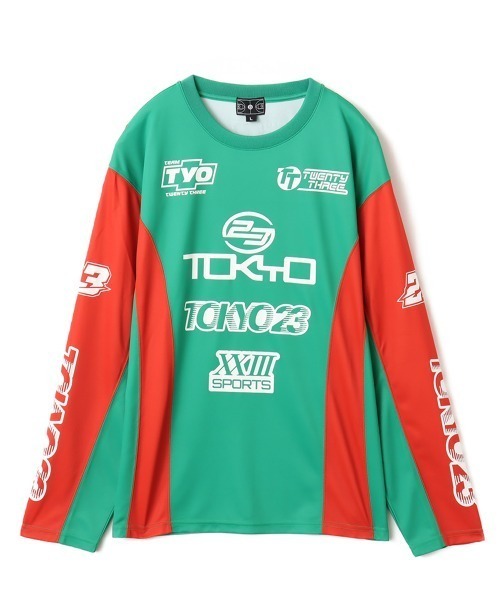 TOKYO 23(トウキョウニジュウサン)の「TOKYO 23 GAME L/S T-shirt / トウキョウ23 ゲーム エルエス Tシャツ(その他トップス・メンズ・グリーン/ブラック・M/L/XL/XXL)」の9枚目の写真