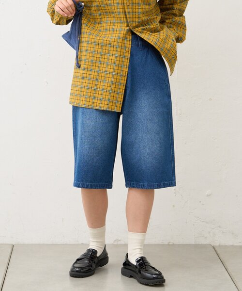CIAOPANIC TYPY（チャオパニックティピー）の「【UNISEX】アソートデニムバミューダパンツ（デニムパンツ・レディース・ブルー/カーキ/ネイビー/インディゴブルー/ブラウン・MEDIUM/LARGE）」の11枚目の写真
