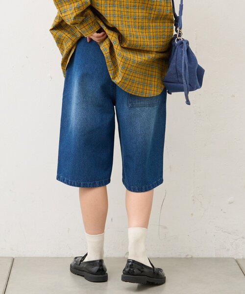 CIAOPANIC TYPY（チャオパニックティピー）の「【UNISEX】アソートデニムバミューダパンツ（デニムパンツ・レディース・ブルー/カーキ/ネイビー/インディゴブルー/ブラウン・MEDIUM/LARGE）」の13枚目の写真