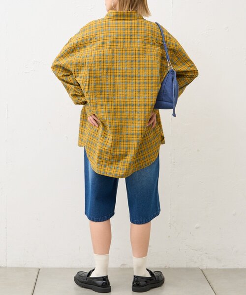 CIAOPANIC TYPY（チャオパニックティピー）の「【UNISEX】アソートデニムバミューダパンツ（デニムパンツ・レディース・ブルー/カーキ/ネイビー/インディゴブルー/ブラウン・MEDIUM/LARGE）」の17枚目の写真