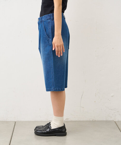 CIAOPANIC TYPY（チャオパニックティピー）の「【UNISEX】アソートデニムバミューダパンツ（デニムパンツ・レディース・ブルー/カーキ/ネイビー/インディゴブルー/ブラウン・MEDIUM/LARGE）」の20枚目の写真