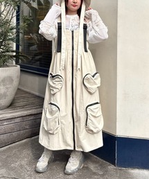 Candy Stripper | HEART POCKET ZIP ワンピース(ワンピース)