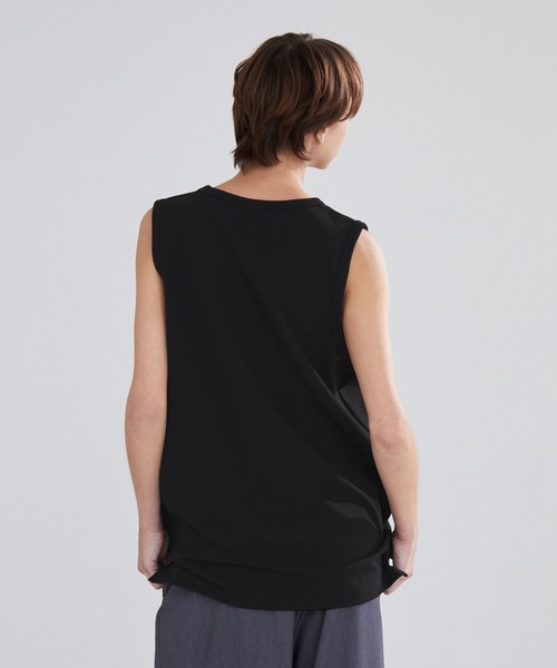 LUENNA(ルエナ)の「【LUENNA】Dry Touch Layered Tank Top / ドライタッチレイヤードタンクトップ(タンクトップ・メンズ・ブラック/ホワイト・M/L)」の5枚目の写真