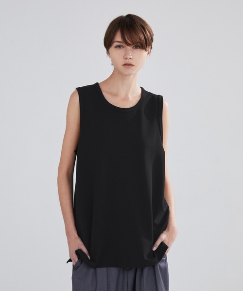 LUENNA(ルエナ)の「【LUENNA】Dry Touch Layered Tank Top / ドライタッチレイヤードタンクトップ(タンクトップ・メンズ・ブラック/ホワイト・M/L)」の7枚目の写真