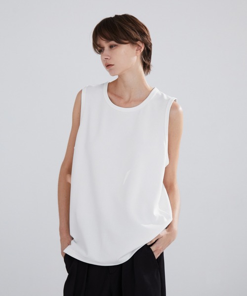 LUENNA(ルエナ)の「【LUENNA】Dry Touch Layered Tank Top / ドライタッチレイヤードタンクトップ(タンクトップ・メンズ・ブラック/ホワイト・M/L)」の12枚目の写真