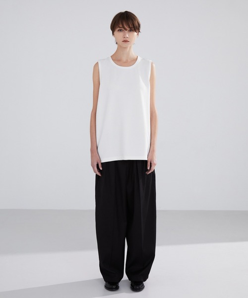 LUENNA】Dry Touch Layered Tank Top / ドライタッチレイヤード