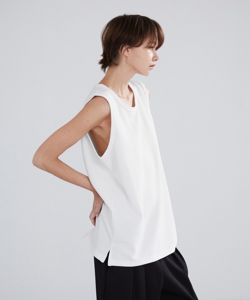 LUENNA(ルエナ)の「【LUENNA】Dry Touch Layered Tank Top / ドライタッチレイヤードタンクトップ(タンクトップ・メンズ・ブラック/ホワイト・M/L)」の14枚目の写真