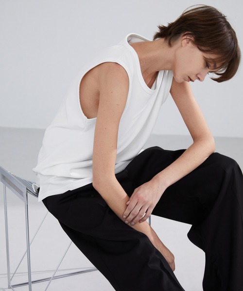 LUENNA(ルエナ)の「【LUENNA】Dry Touch Layered Tank Top / ドライタッチレイヤードタンクトップ(タンクトップ・メンズ・ブラック/ホワイト・M/L)」の20枚目の写真