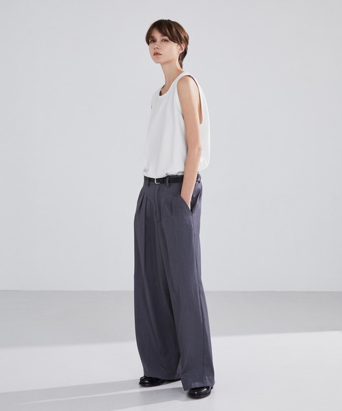 LUENNA】Dry Touch Layered Tank Top / ドライタッチレイヤード