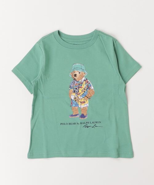 POLO RALPH LAUREN CHILDRENSWEAR（ポロ ラルフ ローレン チルドレンズウェア）の「Polo ベア コットン ジャージー Tシャツ（Tシャツ/カットソー・キッズ・グリーン系2・7/6/4/3）」の4枚目の写真