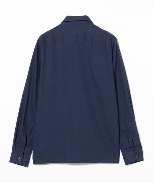 GUY ROVER / ウール シャツブルゾン　ネイビー　Lサイズ GUY ROVER（ギローバー）のブルゾン通販｜BEAMS