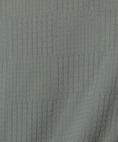 LAKOLE(ラコレ)の「チェックジャガード半袖T / 327725(Tシャツ/カットソー・メンズ・ホワイト/セージグリーン/ブラック・MEDIUM/LARGE)」の20枚目の写真