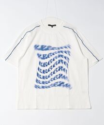 ８(eight) | 袖パイピングロゴTシャツ(Tシャツ/カットソー)