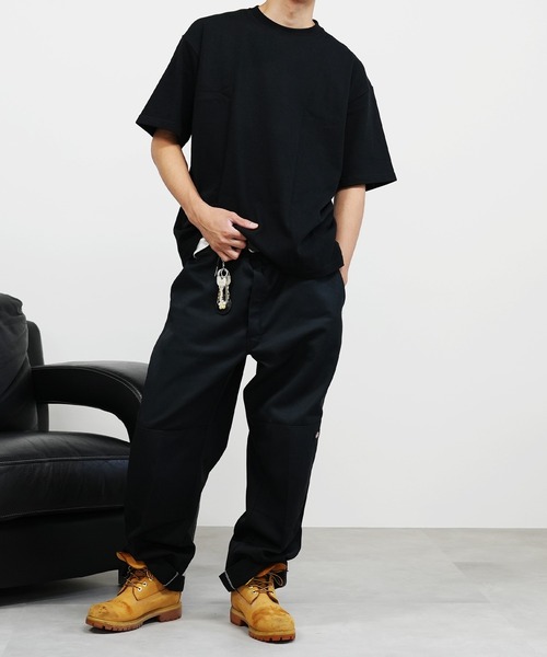 BASIS(ベイシス)の「SANDER LAND 9.1ozマグナムウェイト バックサークルロゴ ビッグシルエット 半袖Tシャツ(Tシャツ/カットソー・メンズ・ホワイト/ブラック・MEDIUM/LARGE/X-LARGE)」の8枚目の写真